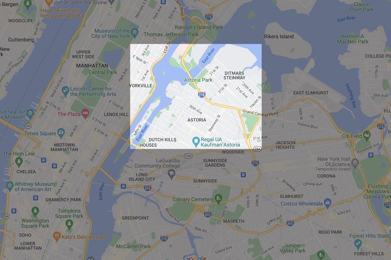 map of astoria