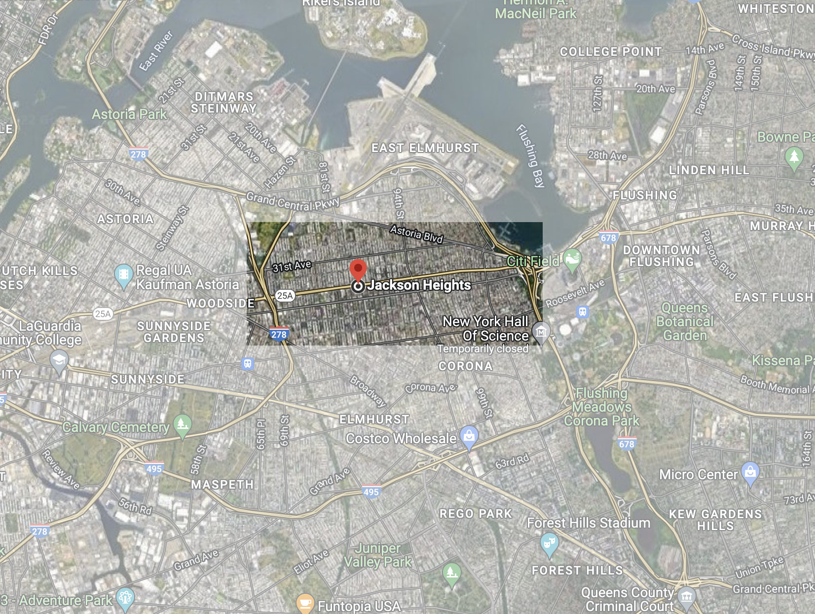 map of jackson heights